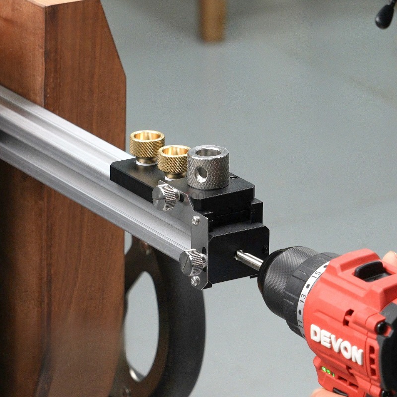 Bench Dog Hole - 20/30/40 Aluminum Profile Track Drill Guide