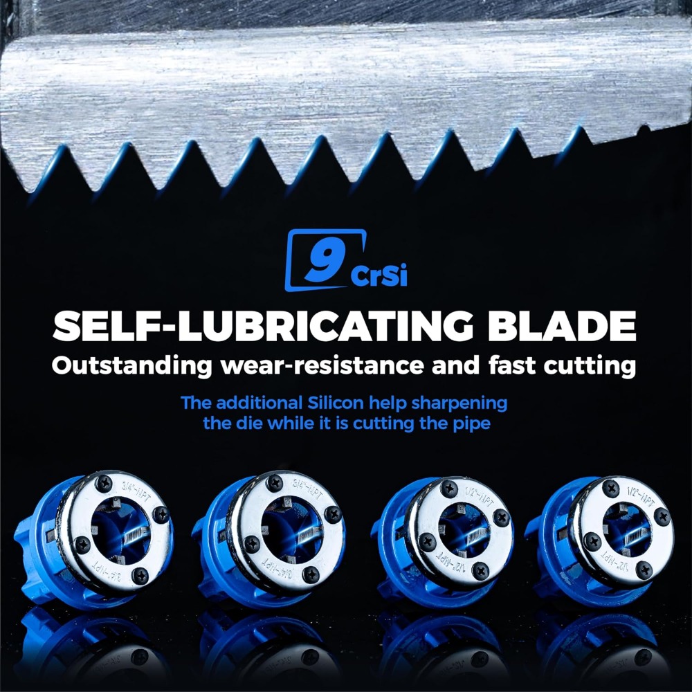 Manual Ratcheting Pipe Threade - Tap Die Set review and price