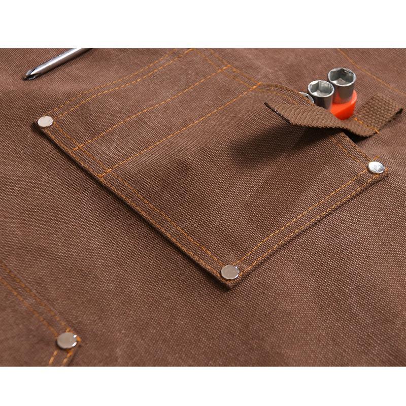 Canvas Apron With Printed Logo - Workshop Tools Logo review and price