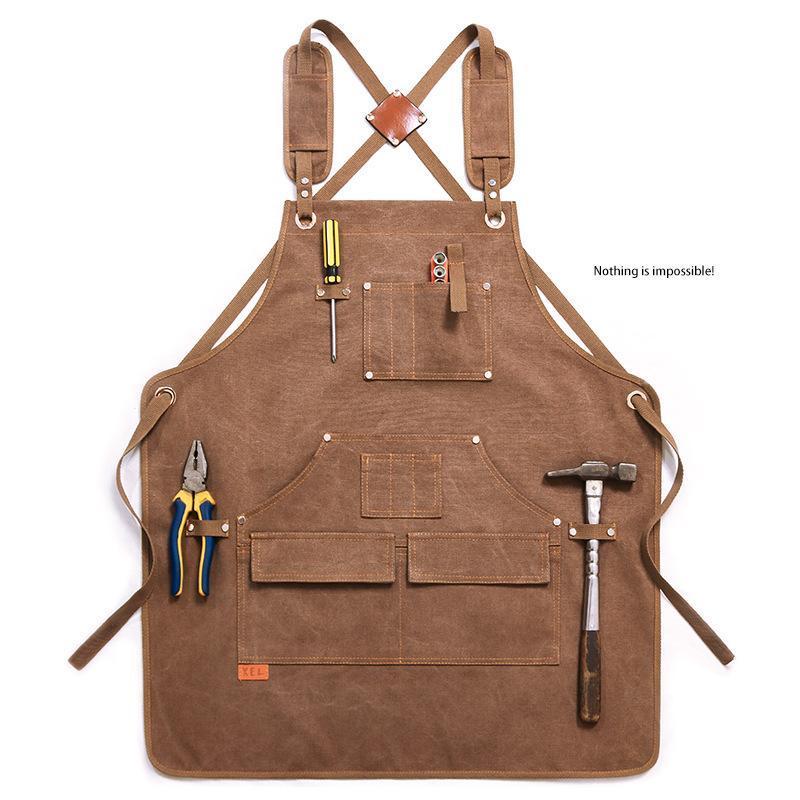 Canvas Apron With Printed Logo - Workshop Tools Logo review and price