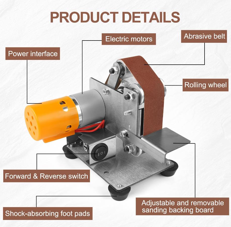 Mini Electric Belt Sander Mult - Workshop Tools Knife Sharpener review and price